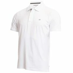 Calvin Klein Golf Gents Newport Polo Shirt White