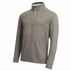 Calvin Klein Golf Gents Orbit ½ Zip Top Silver - Marl