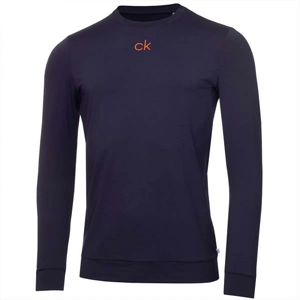 Calvin Klein Golf Gents Baselayer With Printed Chest Navy 3 Calvin Klein Golf Gents Baselayer With Printed Chest Navy