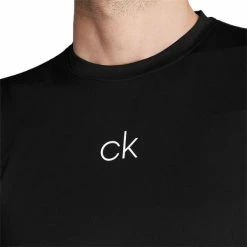 Calvin Klein Golf Gents Baselayer With Printed Chest Black -Cheap Footwear Store P C9465CKGOLFGENTSBASELAYERPRINTEDCHESTBLACK 3 L