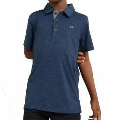Calvin Klein Golf Kids Newport Polo Navy - Marl