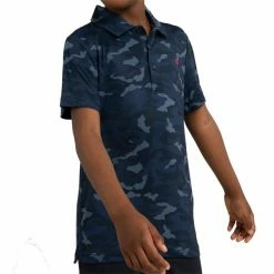 Calvin Klein Golf Kids Camouflage Polo Navy
