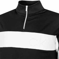 Calvin Klein Golf Gents Embossed ½ Zip Top Black - White 7 Calvin Klein Golf Gents Embossed ½ Zip Top Black - White -Cheap Footwear Store P C9500CALVINKLEINTOPBLACKWHITEGENTS 2 L
