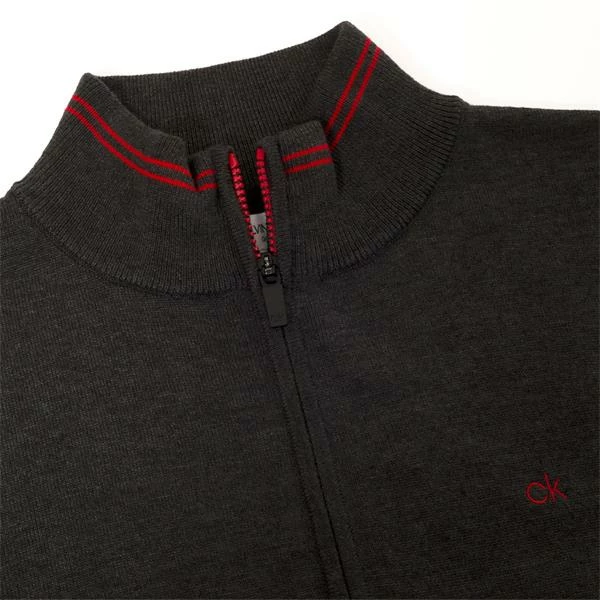 Calvin Klein Golf Gents Monaco Sweater Champagne Red 5 Calvin Klein Golf Gents Monaco Sweater Champagne Red - Image 3