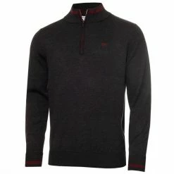 Calvin Klein Golf Gents Monaco Sweater Champagne Red