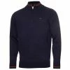 Calvin Klein Golf Gents Monaco Sweater Denim - Orange