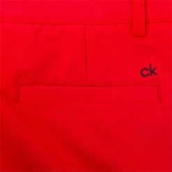 Calvin Klein Golf Gents Regular Fit Bullet Stretch Shorts Power Red -Cheap Footwear Store P C9585CLAVINKLEINSHORTSPOWERREDGENTS 3 L
