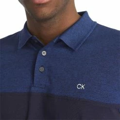 Calvin Klein Golf Gents Colour Block Polo Shirt Cobalt - Navy -Cheap Footwear Store P C9690CALVINKLEINSHIRTCOBALTNAVYGENTS 5 L
