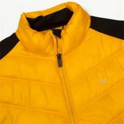 Calvin Klein Golf Gents Frontera Hybrid Jacket Mustard -Cheap Footwear Store P C9832CALVINKLEINJACKETMUSTARDGENTS 2 L