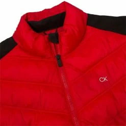 Calvin Klein Golf Gents Frontera Hybrid Jacket Red -Cheap Footwear Store P C9832CALVINKLEINJACKETREDGENTS 2 L