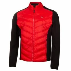 Calvin Klein Golf Gents Frontera Hybrid Jacket Red -Cheap Footwear Store P C9832CALVINKLEINJACKETREDGENTS 5 L