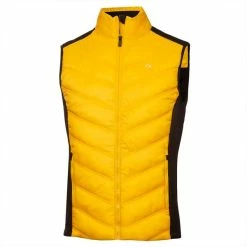 Calvin Klein Golf Gents Frontera Hybrid Gilet Mustard