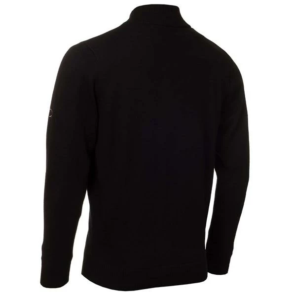 Calvin Klein Golf Gents Tipped Lined Sweater Black Silver 4 Calvin Klein Golf Gents Tipped Lined Sweater Black Silver - Image 2