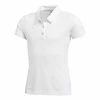 ADIDAS Junior Girls Tournament Polo Shirt White -Cheap Footwear Store P CD3732WHITEJUNIORGIRLSSS18 3 L