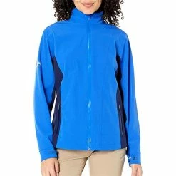 Callaway Ladies Colorblock 4.0 Waterproof Jacket Blue Tattoo (474)