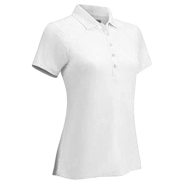Callaway Junior - Girls Micro Hex Solid Polo Shirt White (100) 3 Callaway Junior - Girls Micro Hex Solid Polo Shirt White (100)