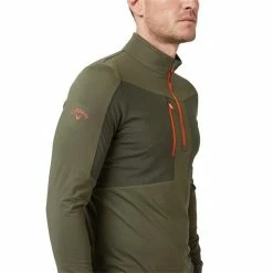 Callaway Gents Aquapel ½ Zip Pullover Black Lichen - Tigerlily (395) -Cheap Footwear Store P CGKFC004CALLAWAYPULLOVERBLACKLICHEN395GENTS 1 L
