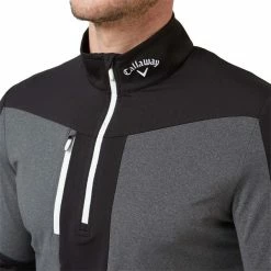 Callaway Gents Aquapel ½ Zip Pullover Caviar - Bright White (019) -Cheap Footwear Store P CGKFC004CALLAWAYPULLOVERCAVIARWHITE019GENTS 4 L