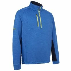 Callaway Gents Stripe Fleece Mazarine Blue Heather (442)