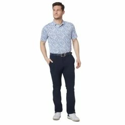 Callaway Gents Micro Abstract Polo Shirt White (100) -Cheap Footwear Store P CGKFC053CALLAWAYSHIRTWHITE100GENTS 2 L