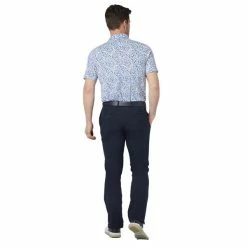 Callaway Gents Micro Abstract Polo Shirt White (100) -Cheap Footwear Store P CGKFC053CALLAWAYSHIRTWHITE100GENTS 3 L