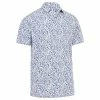 Callaway Gents Micro Abstract Polo Shirt White (100) -Cheap Footwear Store P CGKFC053CALLAWAYSHIRTWHITE100GENTS L