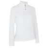Callaway Ladies ¼ Zip Chev Top Brilliant White (123) -Cheap Footwear Store P CGKFC0A0CALLAWAYTOPBRILLIANTWHITE123LADIES L