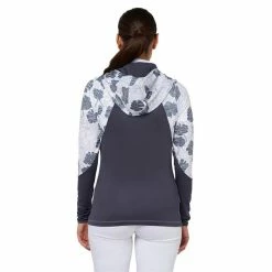 Callaway Ladies Textured Floral Hoodie White (123) -Cheap Footwear Store P CGKJSD02CALLAWAYHOODIEWHITE123LADIES 5 L