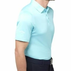Callaway Gents Swing Tech™ Solid Polo Shirt Santorini Blue (963) -Cheap Footwear Store P CGKSA0D7CALLSHIRTSANTORINIBLUE963GENTS 4 L