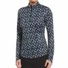 Callaway Ladies Long Sleeve Sun Protection Hummingbird Print Polo Shirt Caviar (002) -Cheap Footwear Store P CGKSB075CALLADIESLSSUNPROTECTIONPOLOCAV002 L