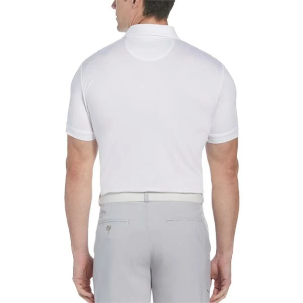 Callaway Gents Asymmetrical Mural Print Polo Shirt Bright White (100) 6 Callaway Gents Asymmetrical Mural Print Polo Shirt Bright White (100) - Image 4