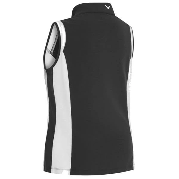 Callaway Ladies Colour Block Snap Polo Caviar (002) 4 Callaway Ladies Colour Block Snap Polo Caviar (002) - Image 2