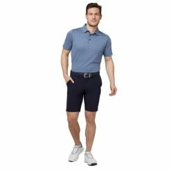 Callaway Gents Soft Touch Micro Print Polo Shirt Magnetic Blue (974) -Cheap Footwear Store P CGKSC097CALLAWAYSHIRTMAGNETICBLUE974GENTS 2 L
