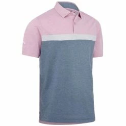 Callaway Gents Soft Touch C Block Polo Pink Sunset (667)