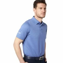 Callaway Gents Soft Touch Micro Print Polo Shirt Amparo Blue (952) -Cheap Footwear Store P CGKSC0K4CALLAWAYSHIRTAMPAROBLUE975GENTS 4 L