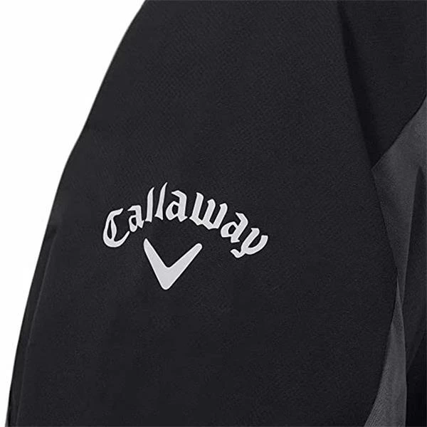 Callaway Gents ¼ Zip Water Resistant Wind Jacket Caviar (002) 5 Callaway Gents ¼ Zip Water Resistant Wind Jacket Caviar (002) - Image 3