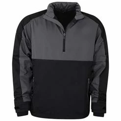 Callaway Gents ¼ Zip Water Resistant Wind Jacket Caviar (002)