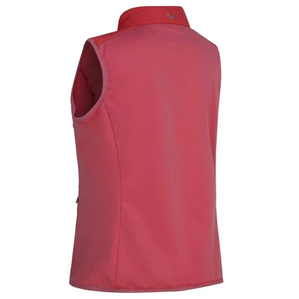 Callaway Ladies Lightweight Quilted Vest Geranium (692) 4 Callaway Ladies Lightweight Quilted Vest Geranium (692) - Image 2