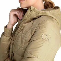 Calvin Klein Golf Ladies Serra Jacket Old Gold -Cheap Footwear Store P CKLA20437CALVINKLEINJACKETGOLDLADIES 2 L