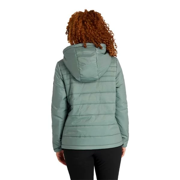 Calvin Klein Golf Ladies Rio Padded Hooded Jacket Sage 6 Calvin Klein Golf Ladies Rio Padded Hooded Jacket Sage - Image 4