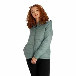 Calvin Klein Golf Ladies Rio Padded Hooded Jacket Sage 12 Calvin Klein Golf Ladies Rio Padded Hooded Jacket Sage -Cheap Footwear Store P CKLA22733CALVINKLEINJACKETSAGELADIES 4 L