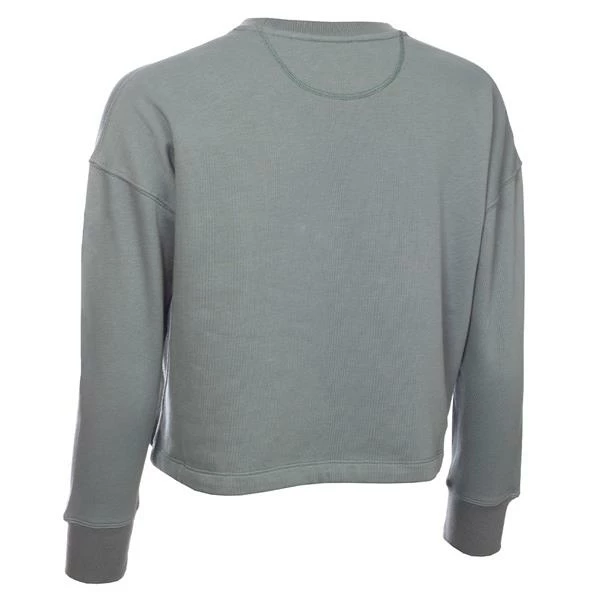 Calvin Klein Golf Ladies Salon Cropped Sweatshirt Sage 4 Calvin Klein Golf Ladies Salon Cropped Sweatshirt Sage - Image 2