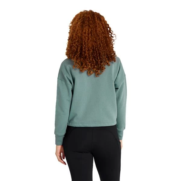 Calvin Klein Golf Ladies Salon Cropped Sweatshirt Sage 6 Calvin Klein Golf Ladies Salon Cropped Sweatshirt Sage - Image 4