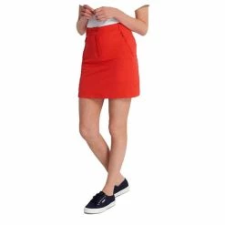 Calvin Klein Golf Ladies Gabbro Skort Brilliant Red -Cheap Footwear Store P CKLS20388CALVINKLEINSKORTREDLADIES 2 L
