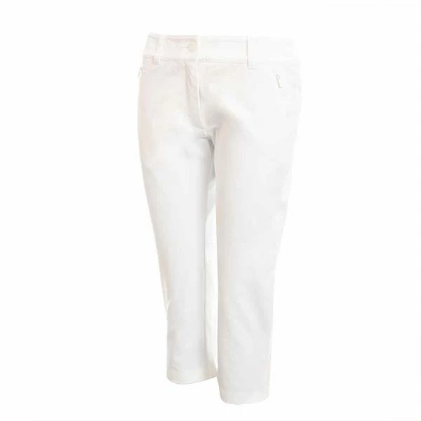 Calvin Klein Golf Ladies Arkose Capri White 3 Calvin Klein Golf Ladies Arkose Capri White