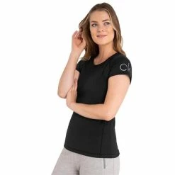 Calvin Klein Golf Ladies Vibe T-Shirt Black -Cheap Footwear Store P CKLS20400CALVINKLEINTSHIRTBLACKLADIES L