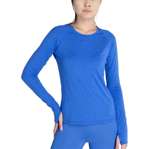 Calvin Klein Golf Ladies Vibe Long Sleeve T- Shirt Yele Blue Marl 6 Calvin Klein Golf Ladies Vibe Long Sleeve T- Shirt Yele Blue Marl - Image 4