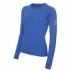 Calvin Klein Golf Ladies Vibe Long Sleeve T- Shirt Yele Blue Marl -Cheap Footwear Store P CKLS20402CALVINKLEINTSHIRTYALEBLUELADIES L