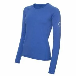 Calvin Klein Golf Ladies Vibe Long Sleeve T- Shirt Yele Blue Marl