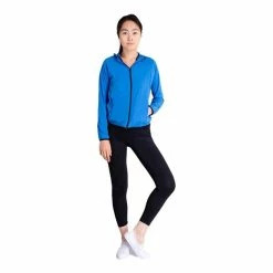 Calvin Klein Golf Ladies Arena Windbreaker Jacket Yale Blue -Cheap Footwear Store P CKLS20403CALVINKLEINJACKETYALEBLUELADIES 5 L